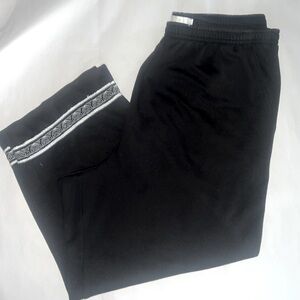 Koret Large Petite black and white poly-cotton blend